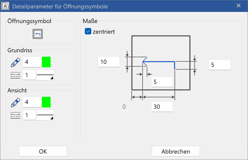 casement-parameter