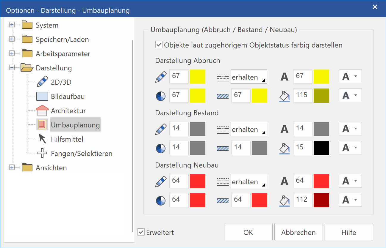 graphical-depiction-menu