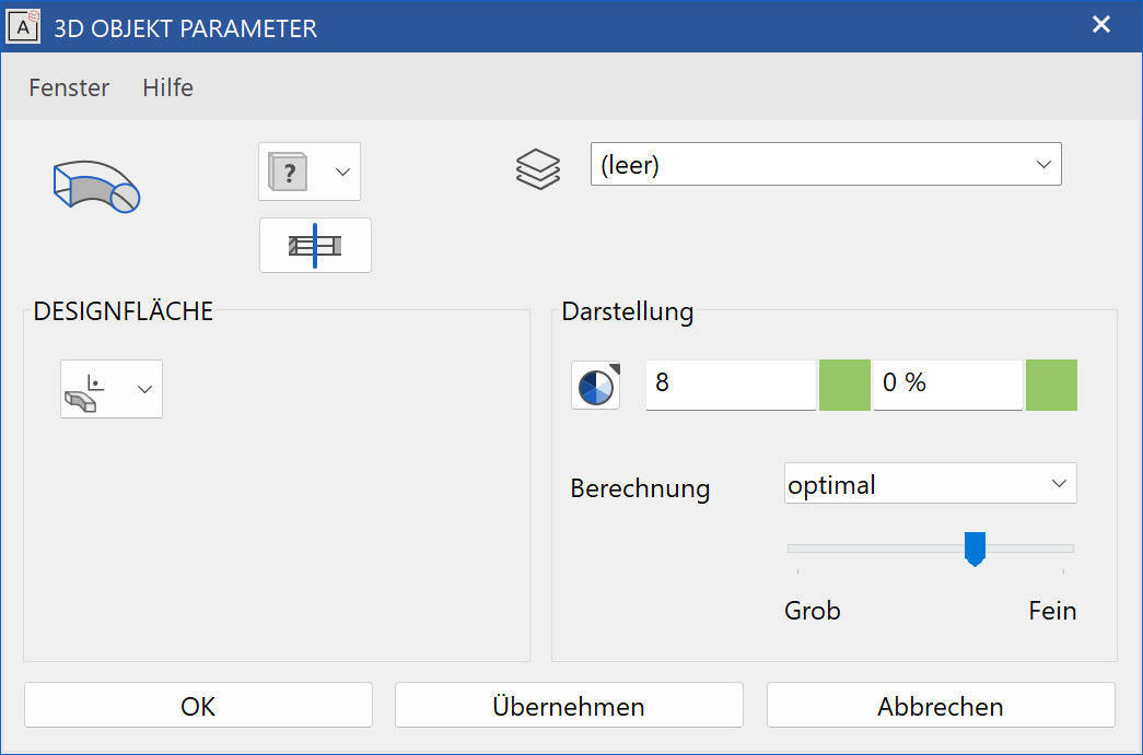 3d-object-parameter-menu-design-surface