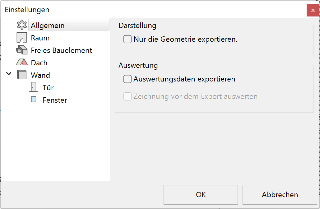 ifc-export-general-menu