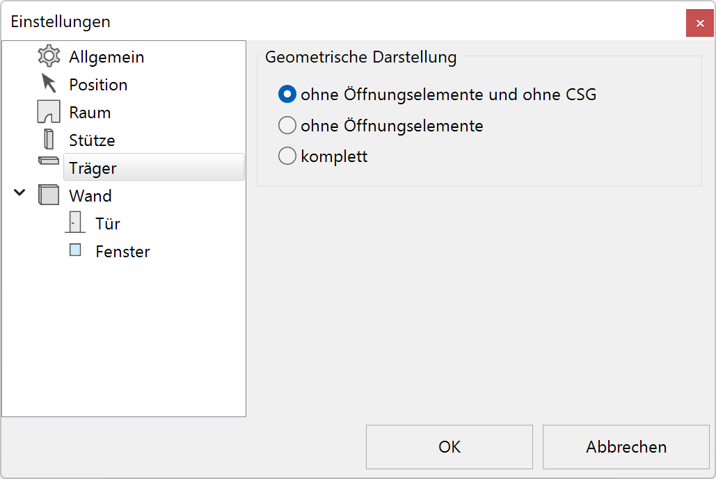 ifc4-import-girder-menu