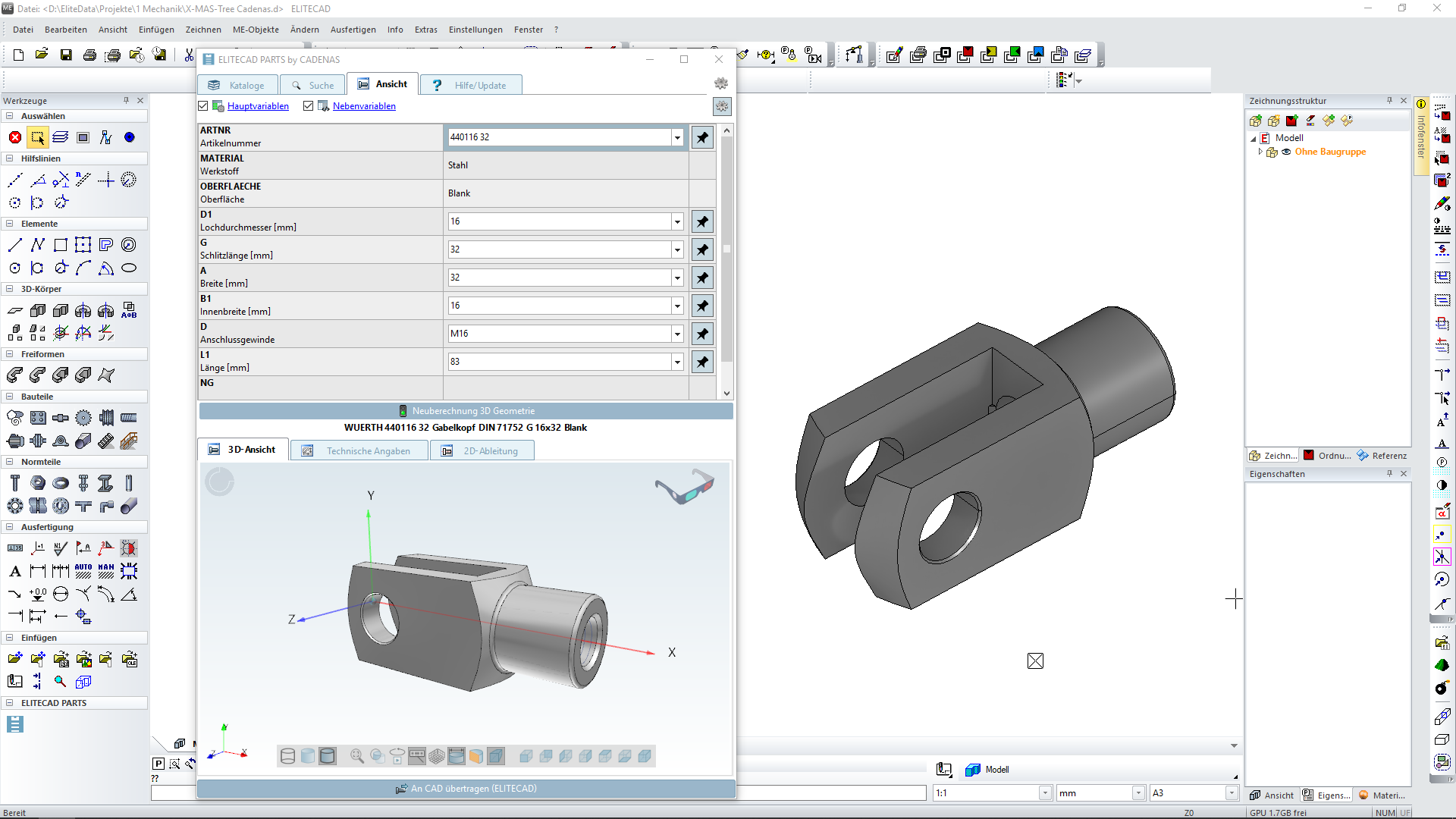 elitecad-parts-user-interface-menu