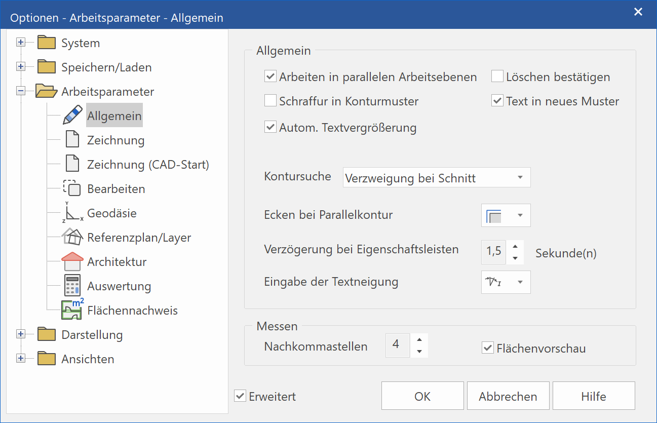 work-parameters-general-menu