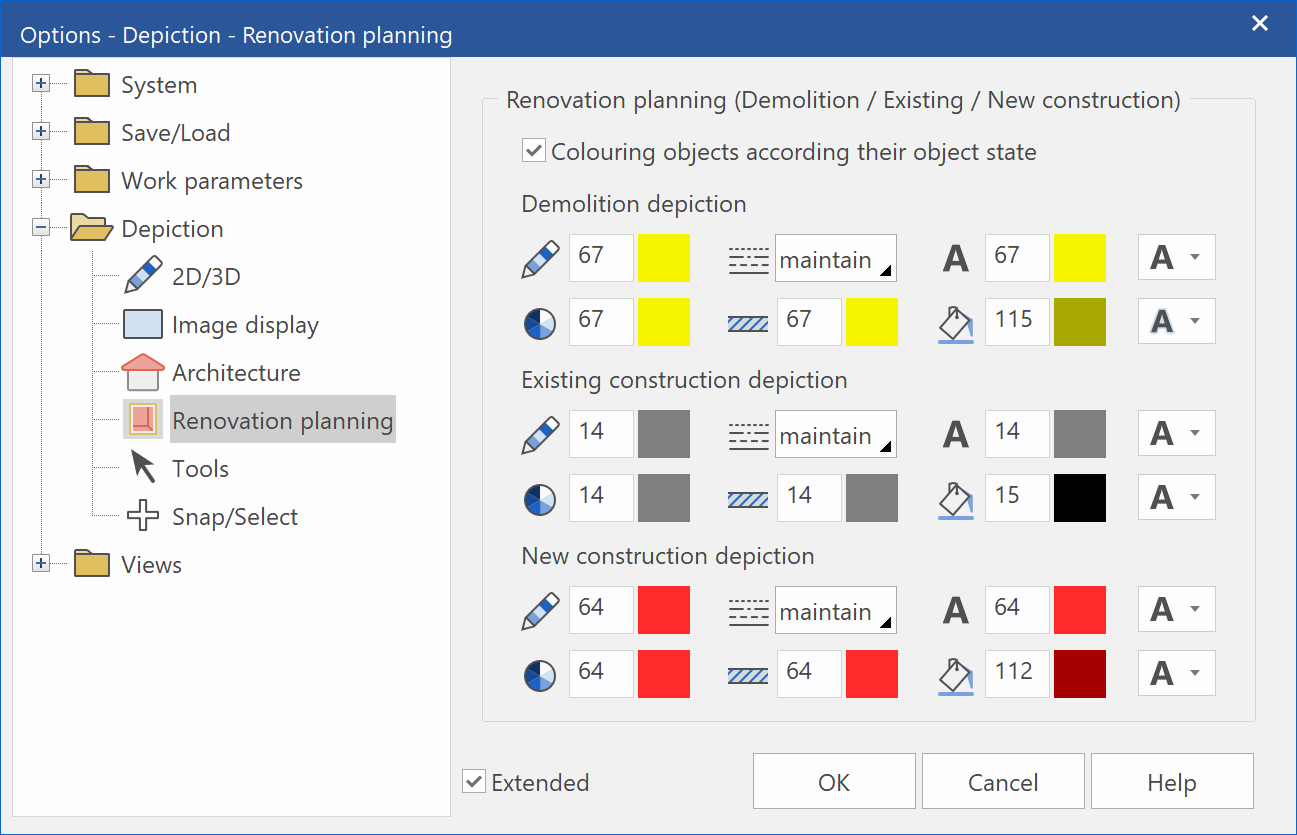 graphical-depiction-menu