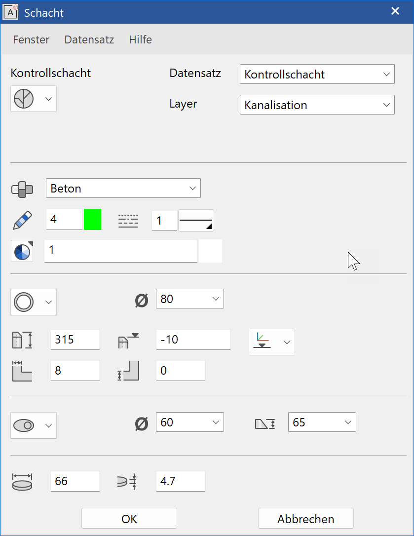 chamber-parameter-menu