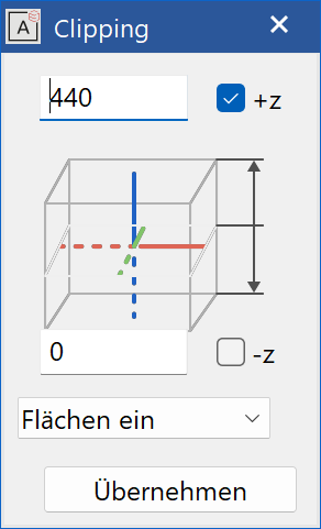 clipping-parameter-menu