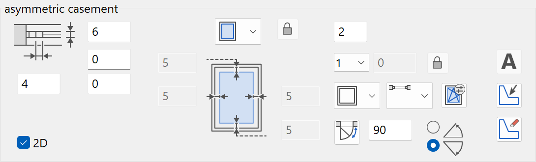 asymmetric-casement