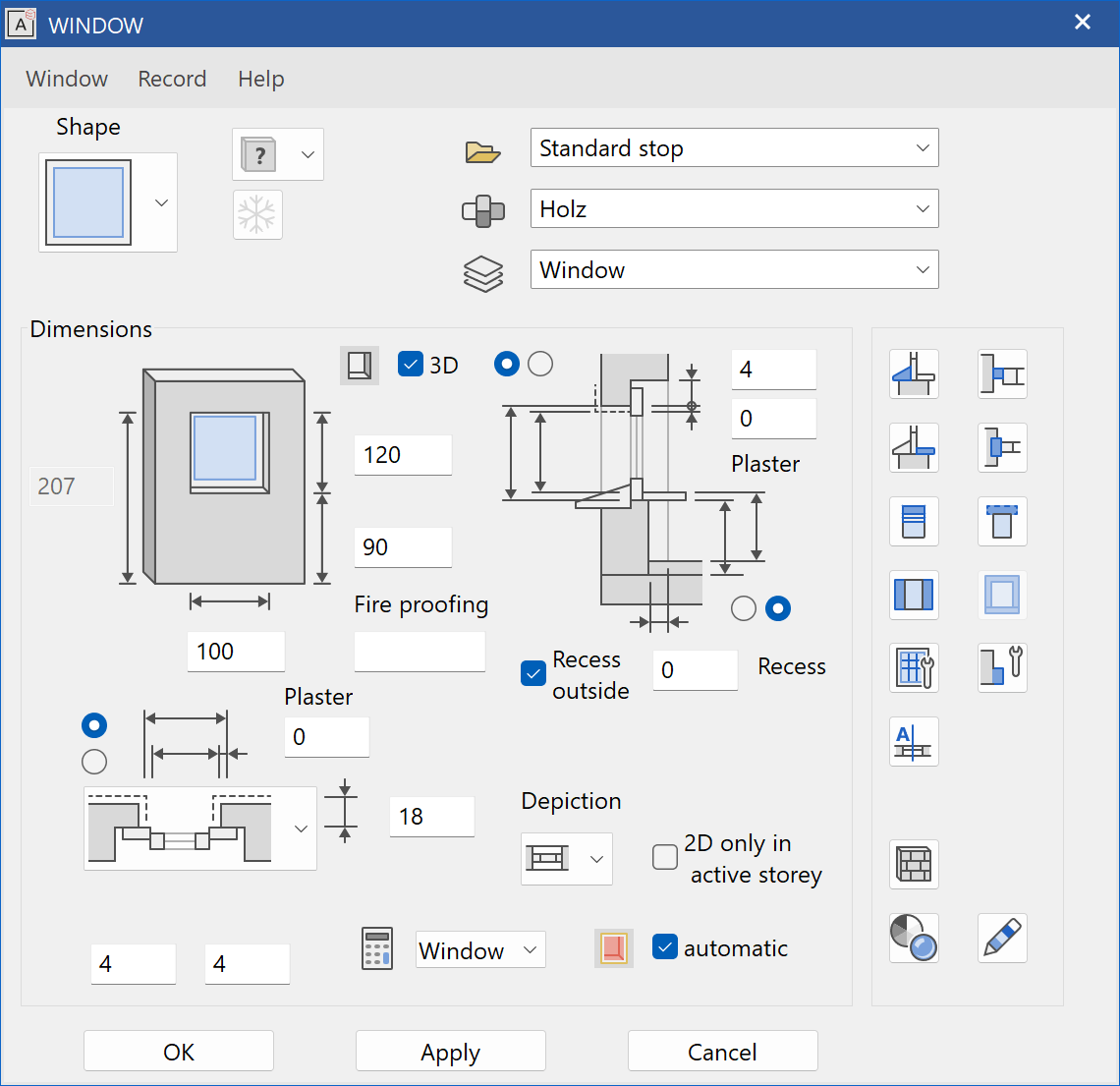 window-parameter-menu