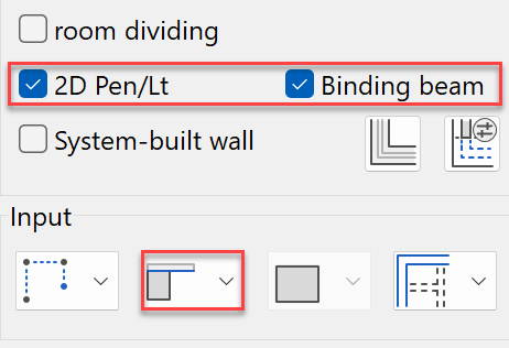 wall-parameter-binding-beam