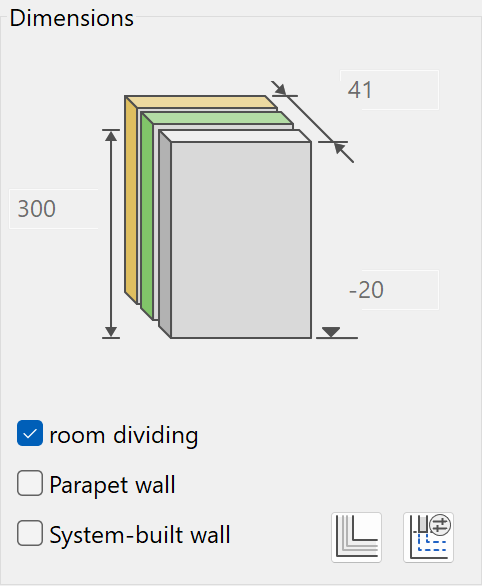 wall-parameter-dimensions