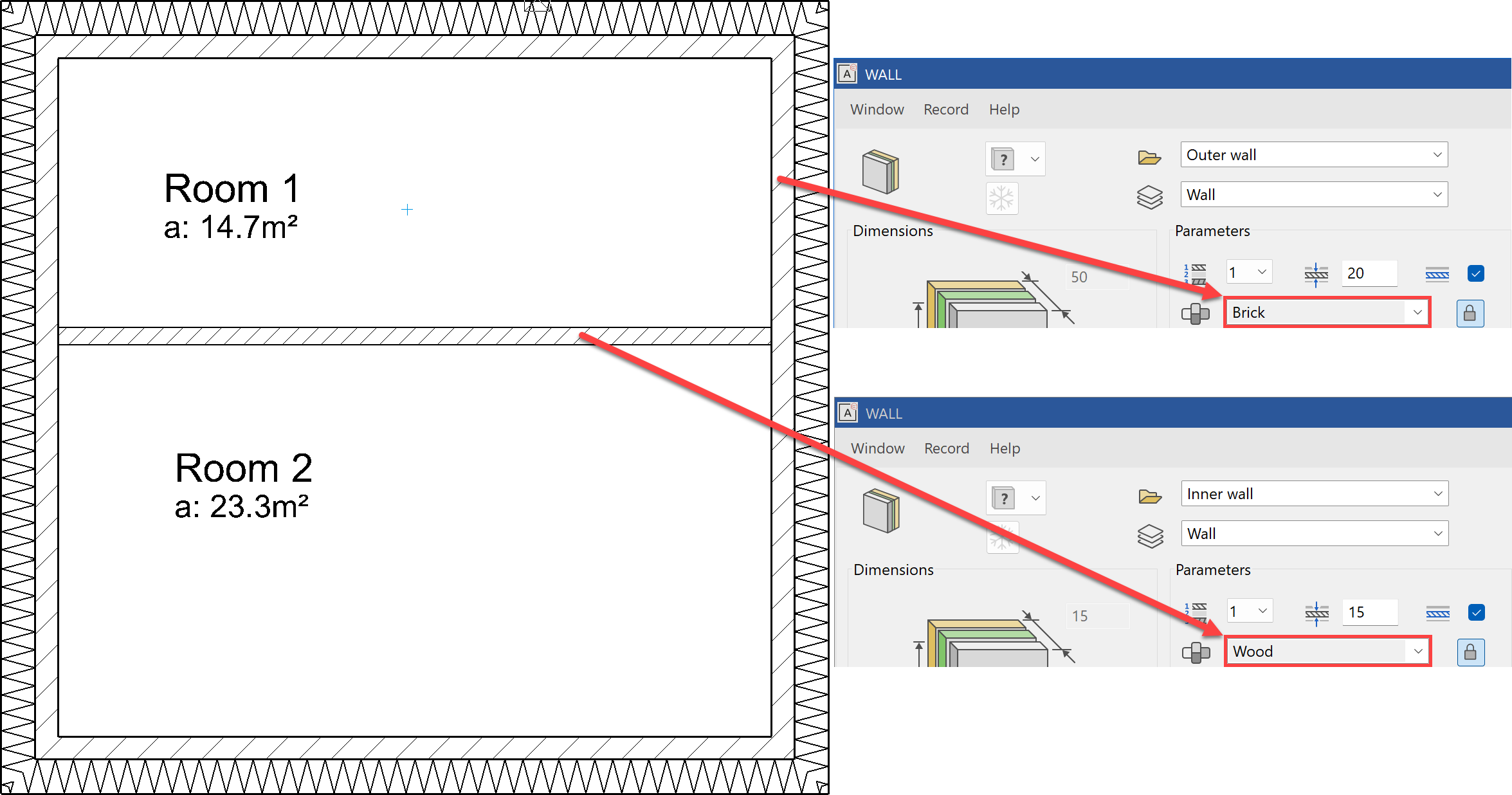 combining-material-within-room