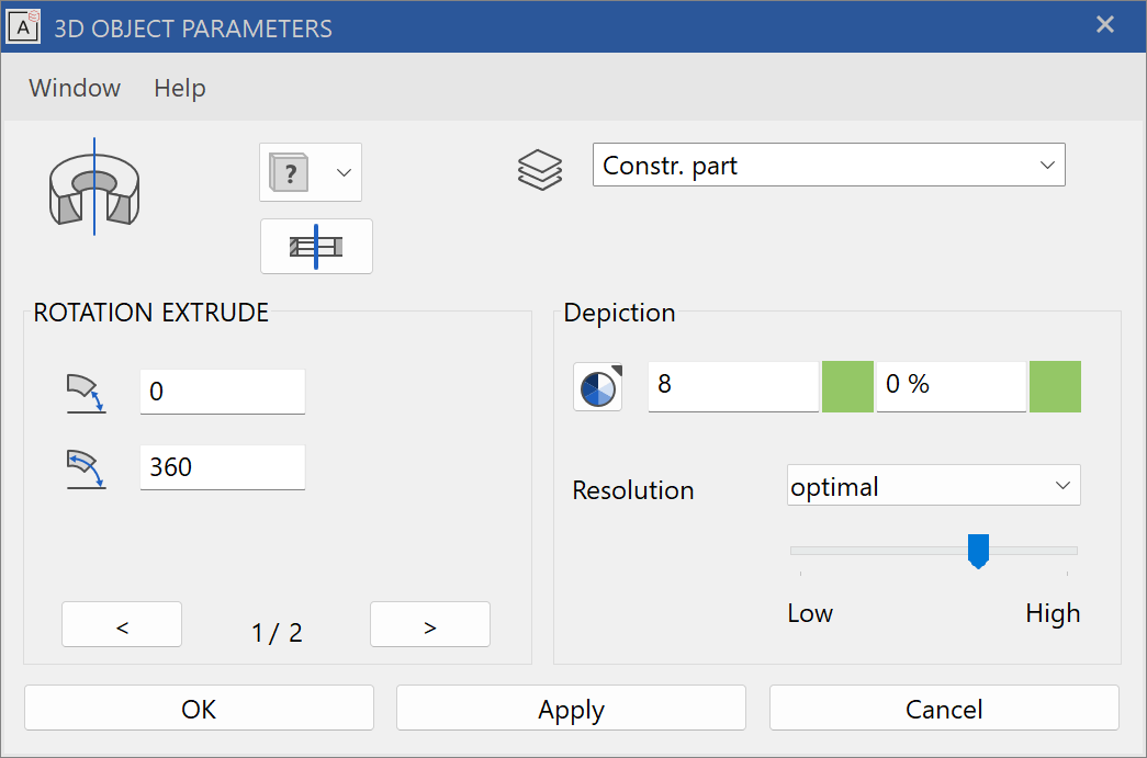 3d-object-parameter-menu-rotation-extrude