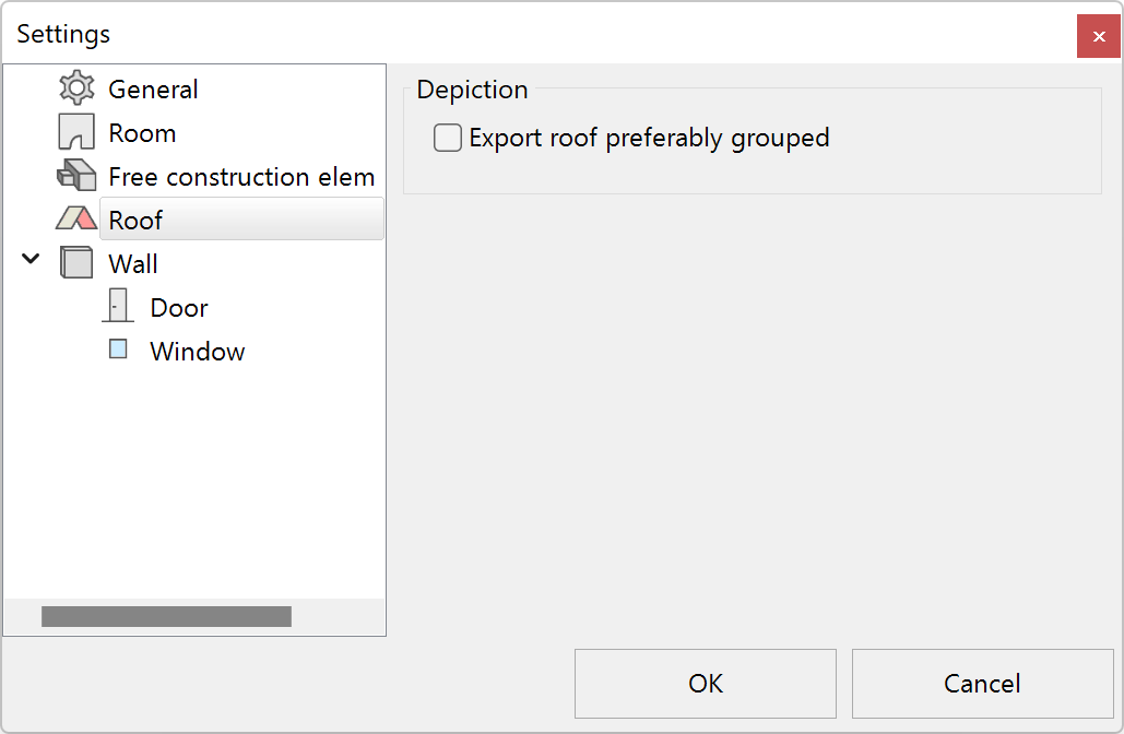 ifc-export-roof-menu