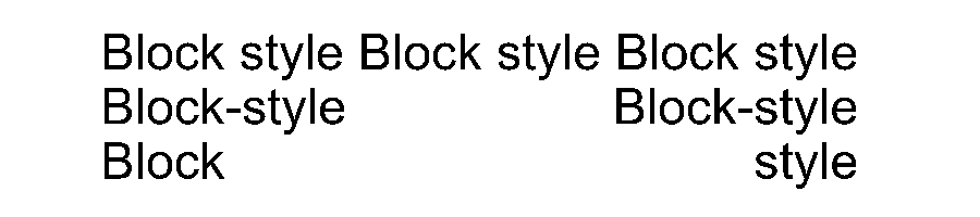 text-alignment-block