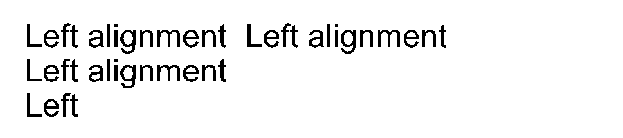 text-alignment-left