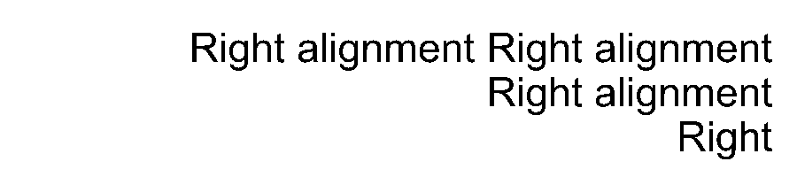 text-alignment-right