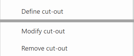 define-remove-modify-cut-out