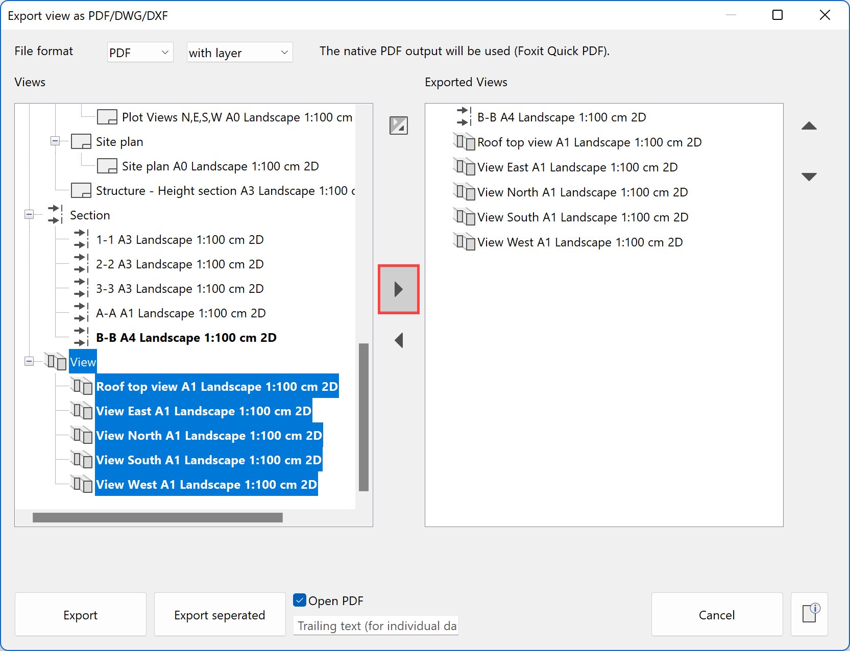 view-manager-pdf-export-dialogue