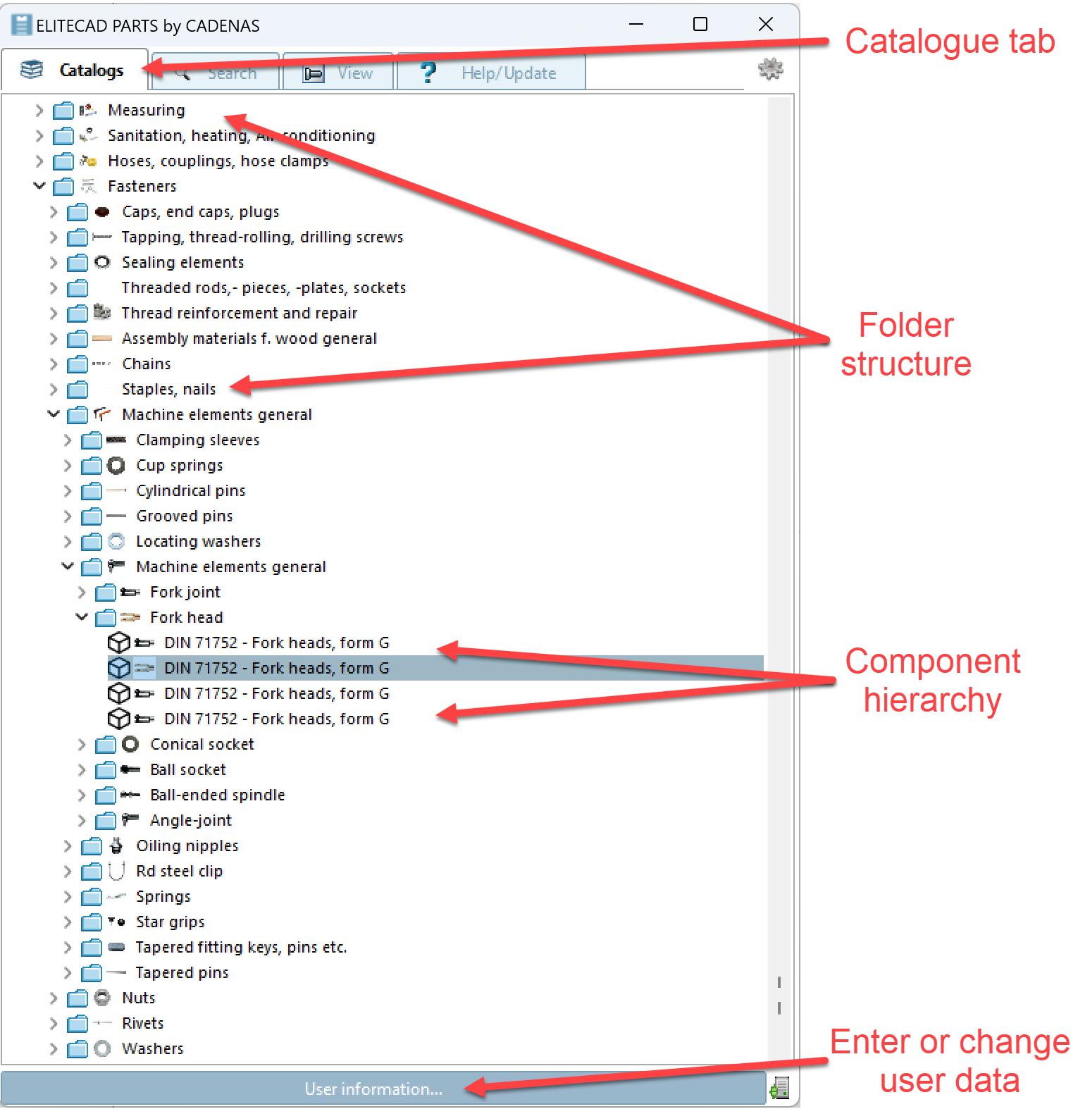 elitecad-parts-catalogue-user-interface