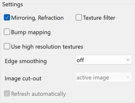 rendering-parameter-settings