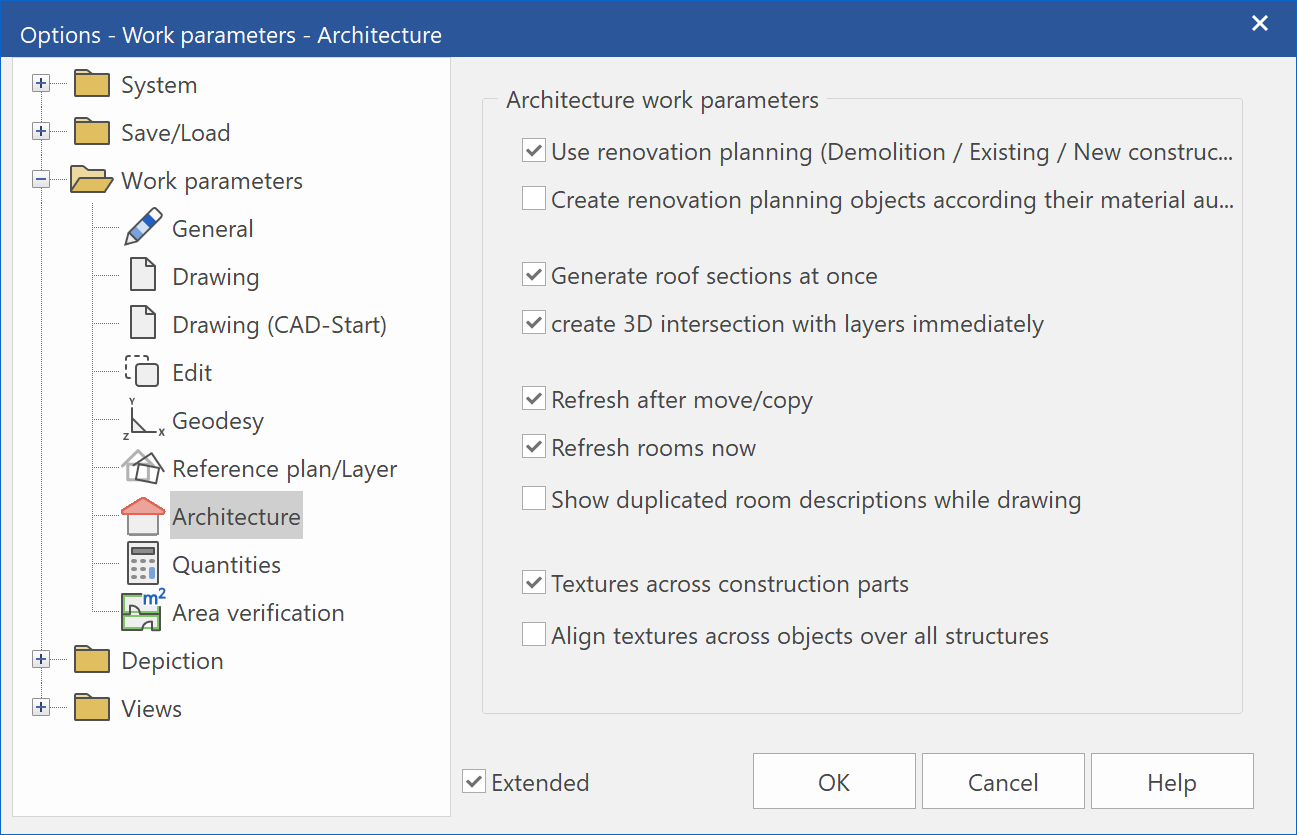 work-parameters-architecture-menu