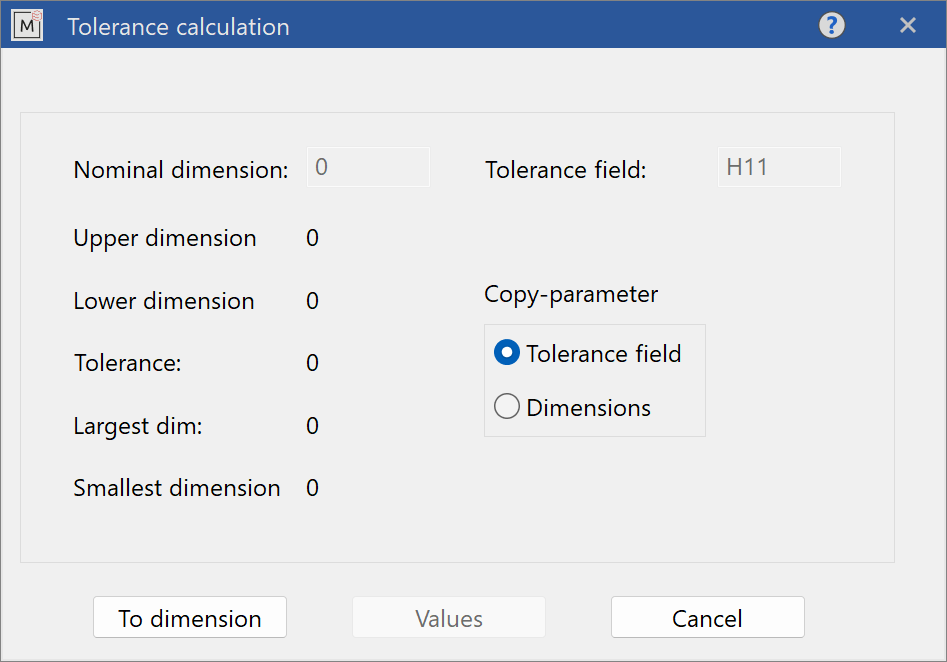 tolerance-transfer-parameters