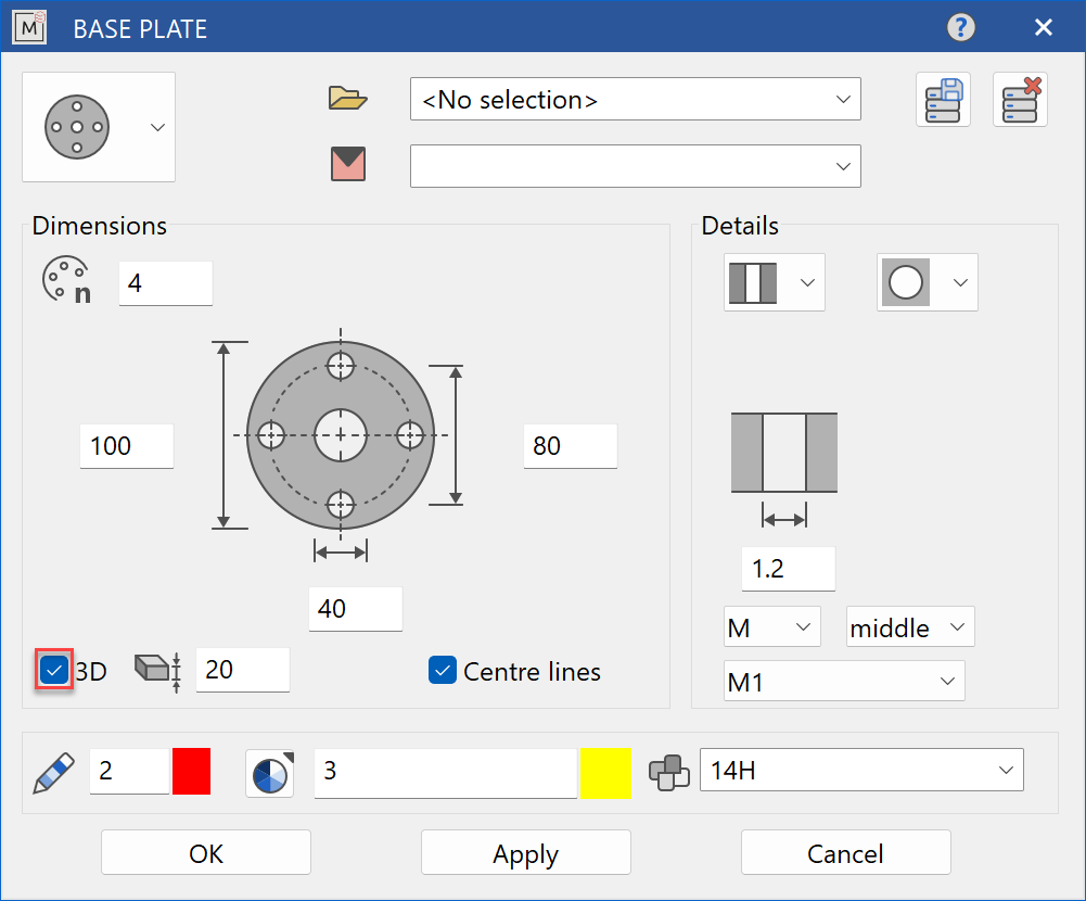 circle-plate-with-centric-drilling-parameter-menu-3d