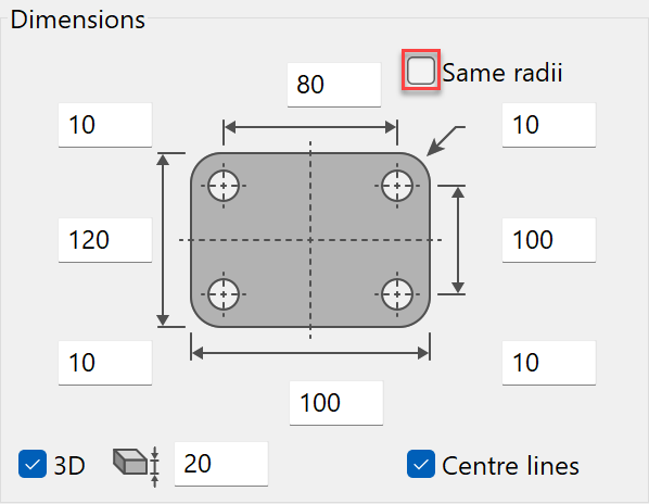 rect-plate-4-holes-dimensions-differing