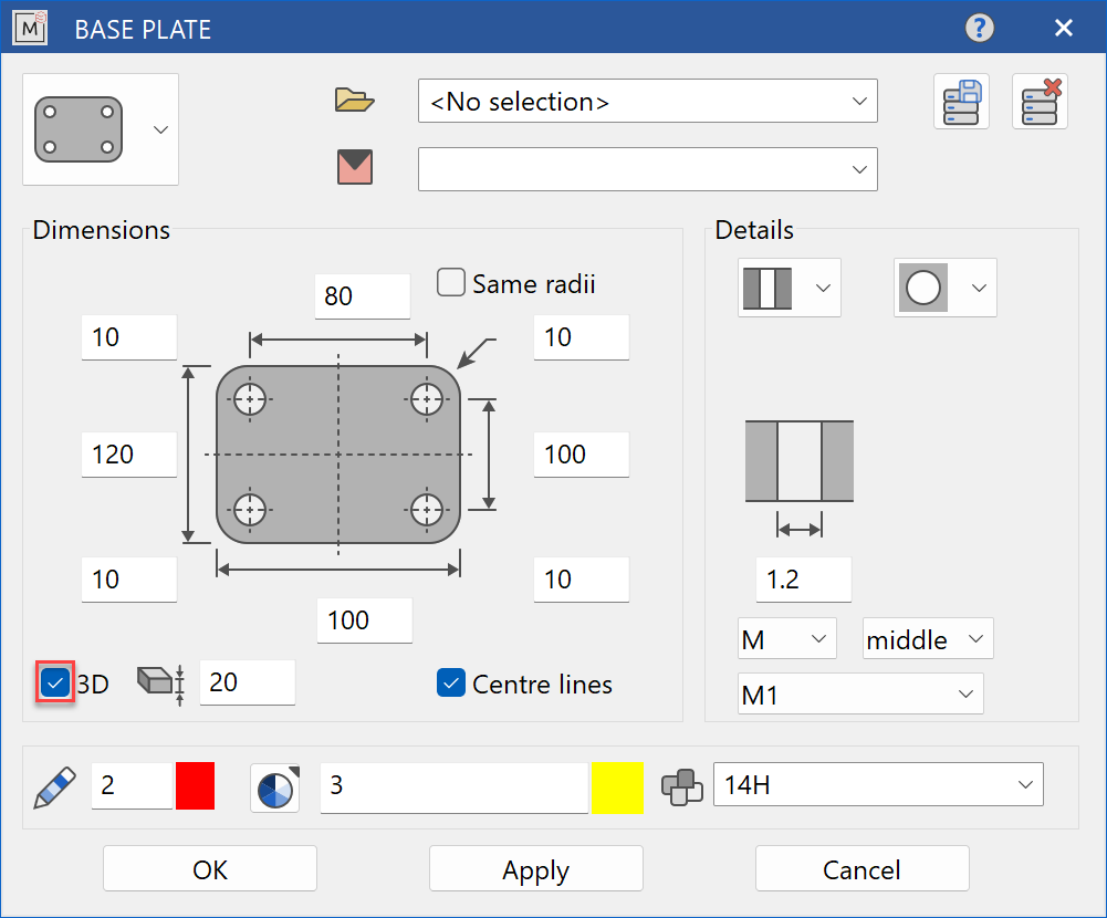 rect-plate-4-holes-parameter-menu-3d