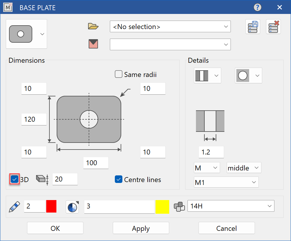 rect-plate-centre-hole-parameter-menu-3d
