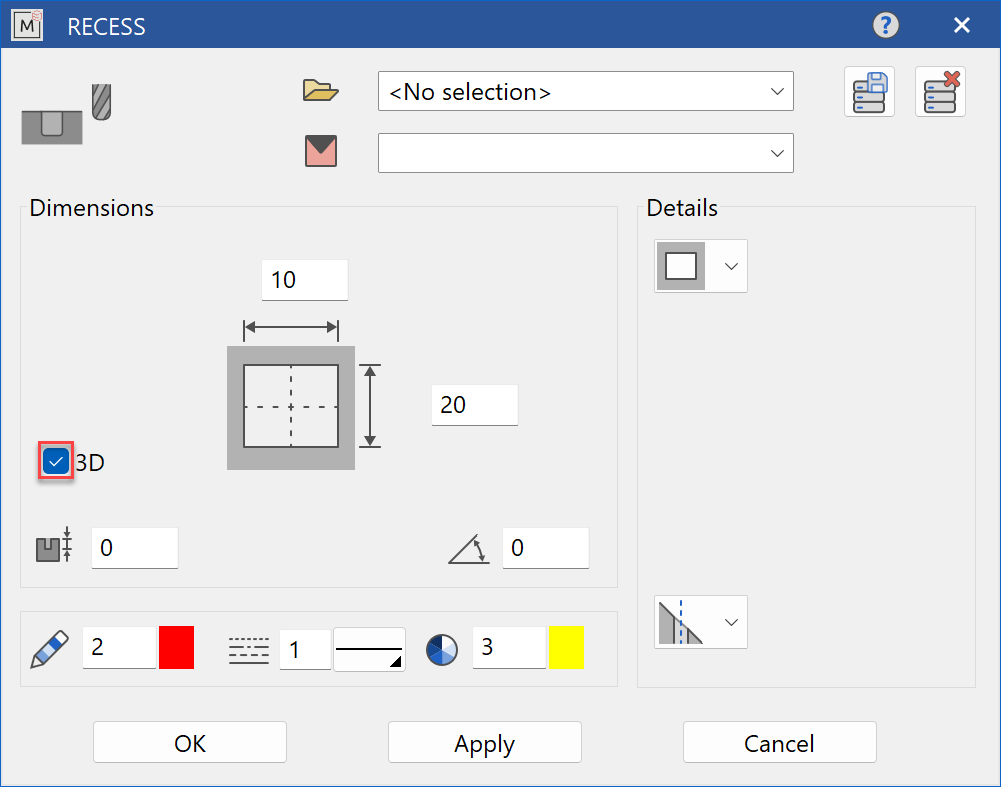 rect-recess-parameter-menu-3d