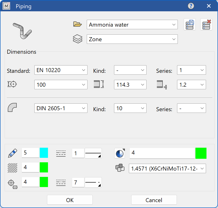 routing-line-parameter-menu