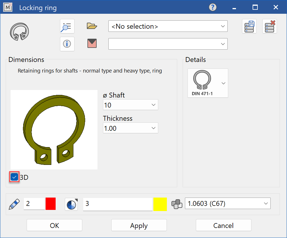 retaining-ring-parameter-menu-3d