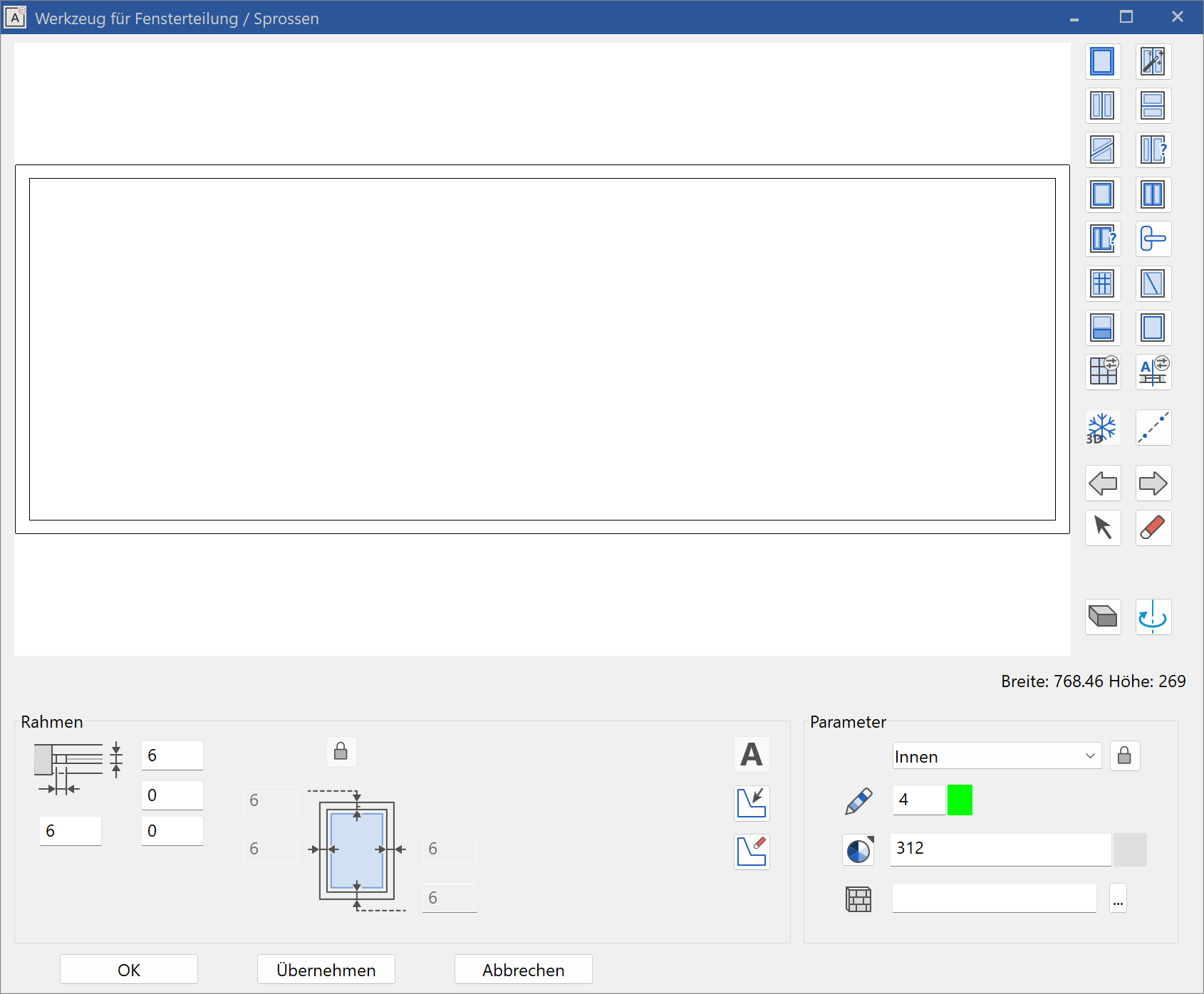 create-glass-element-parameter-menu