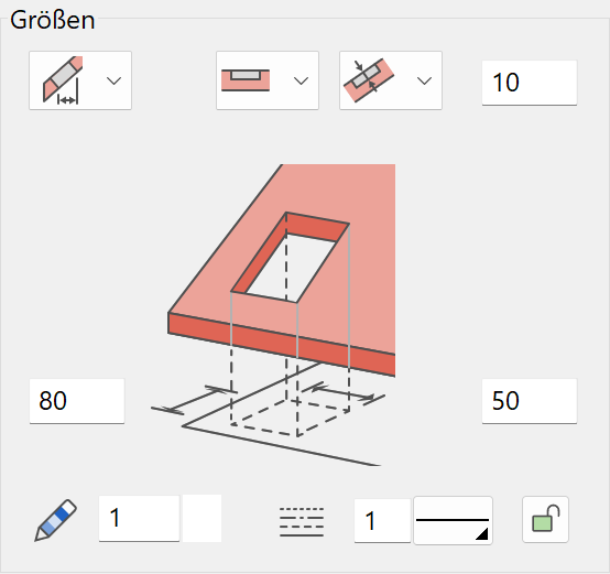 roof-opening-dimensions-on-storey-plane