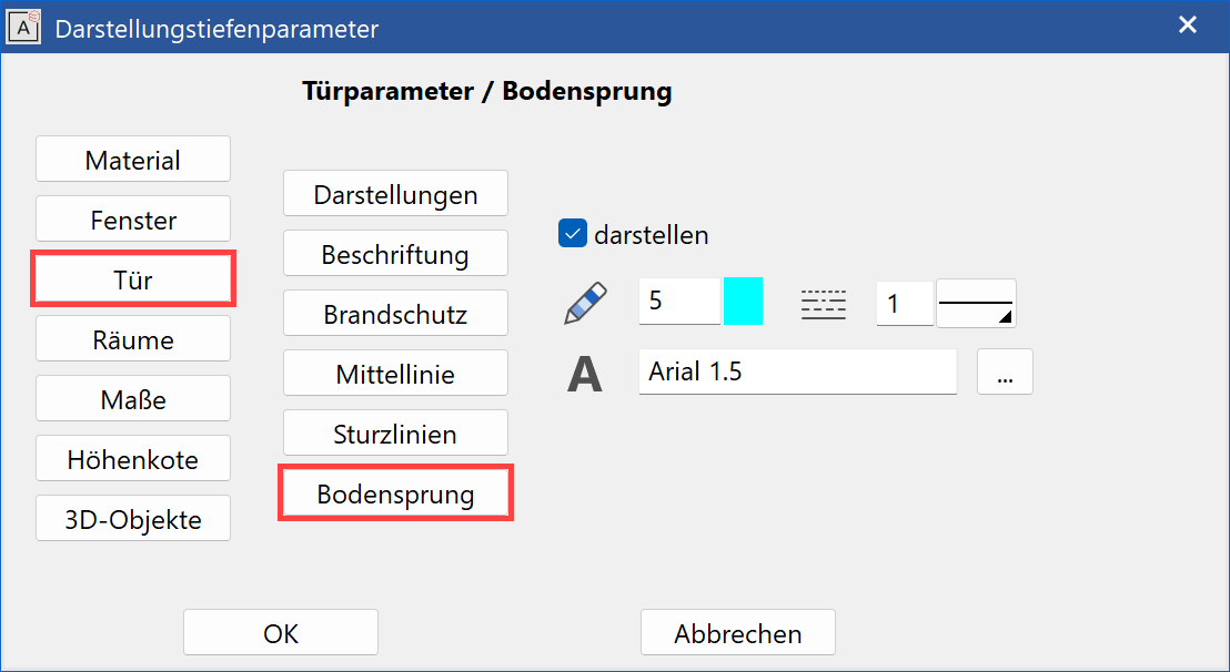 rep-level-parameter-door-split-level-line