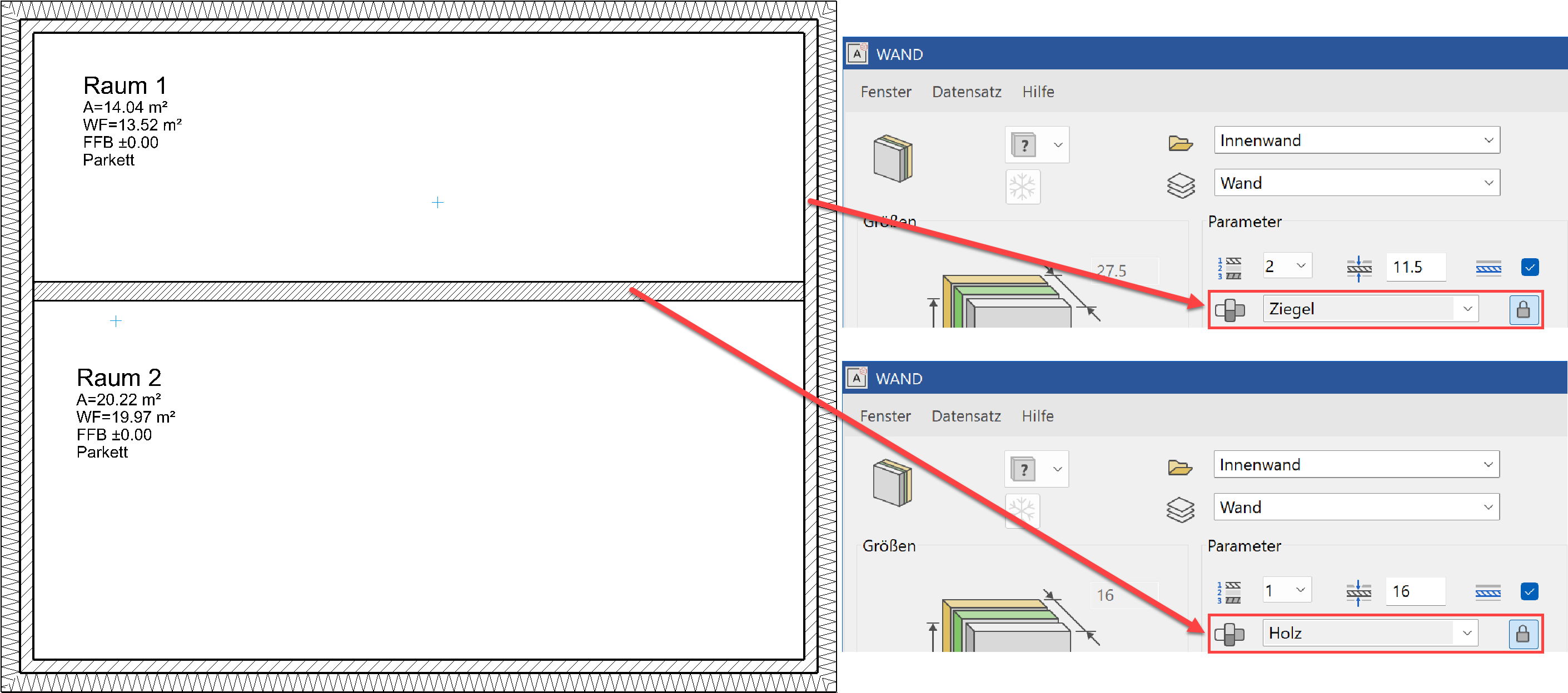 combining-material-within-room