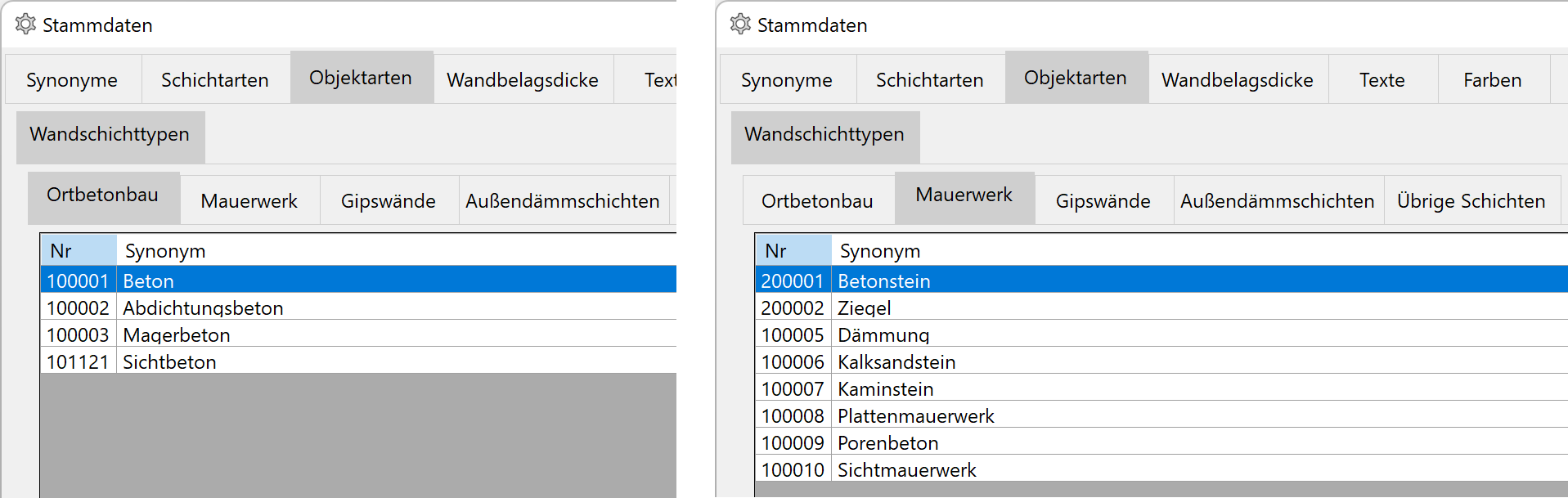 wall-layer-types