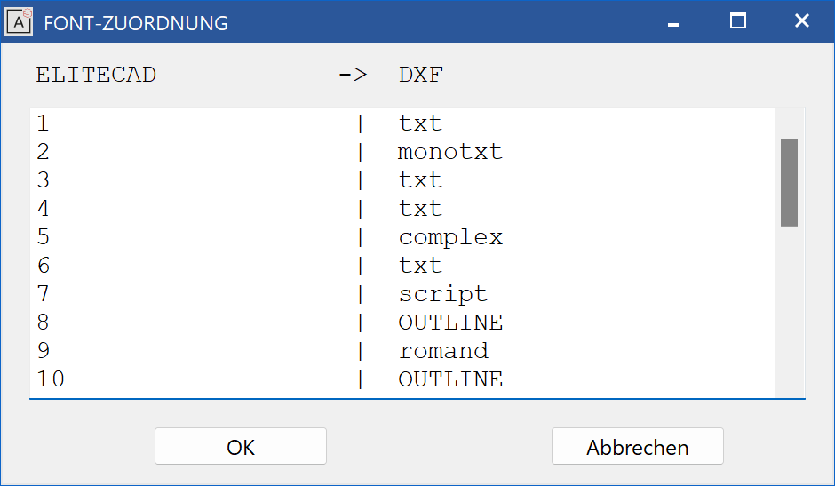 font-assignment-table-export