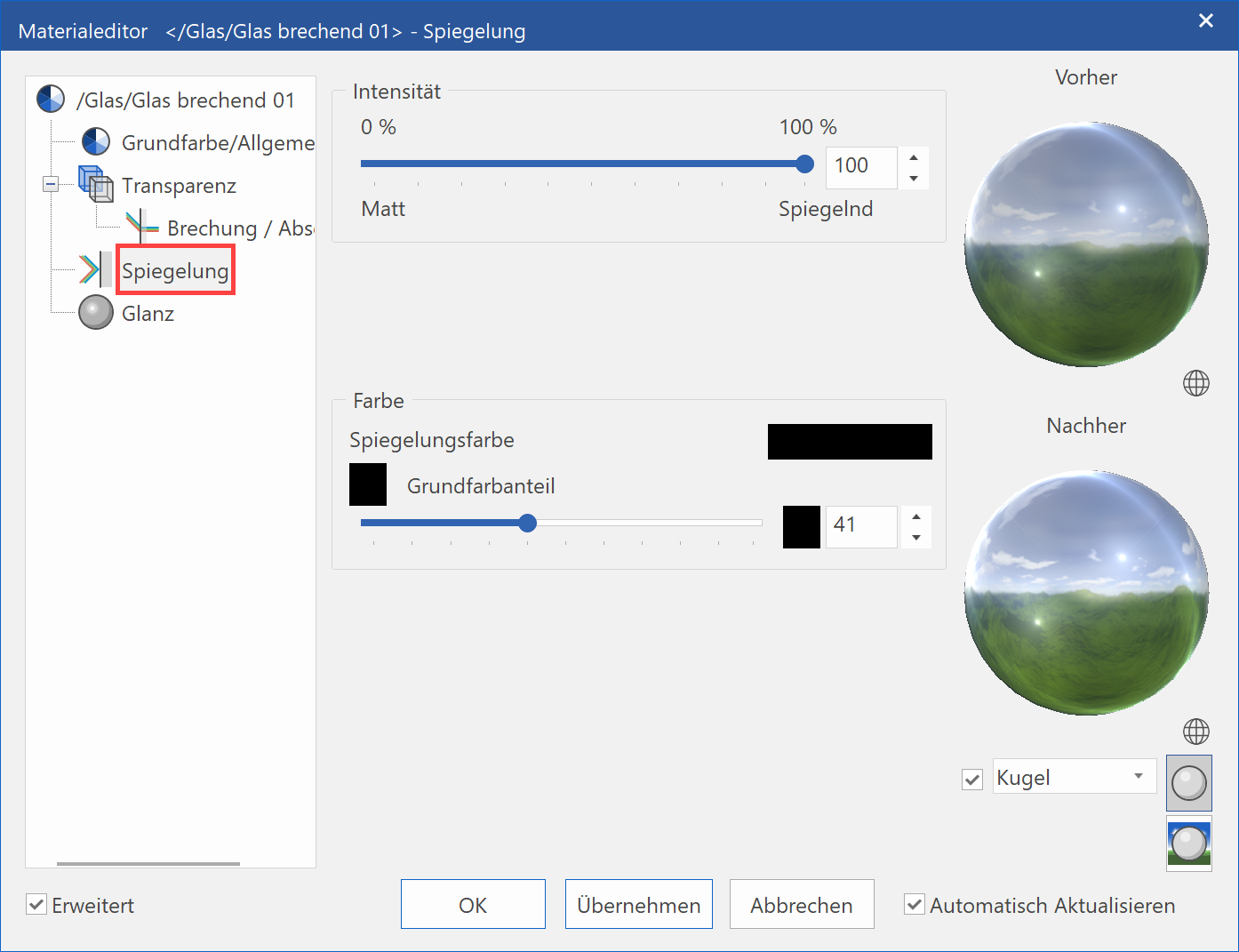 mirroring-parameter-menu