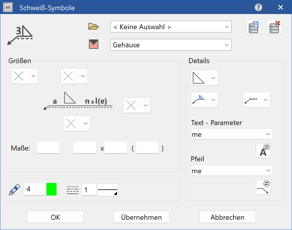 welding-symbol-parameter-menu