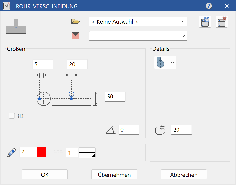 pipe-intersection-offset-parameter-menu