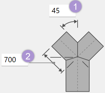 y-pipe-cylindrical-left-angle-length