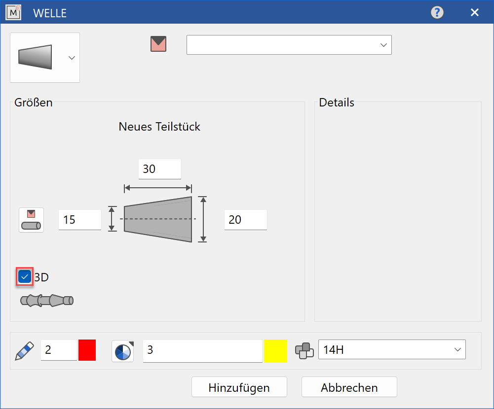 conical-shaft-parameter-menu-3d