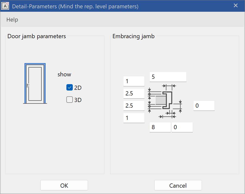 door-jamb-parameter-menu