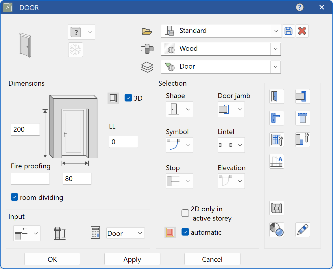 door-parameter-menu