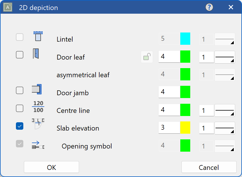 slab-elevation-parameter-menu