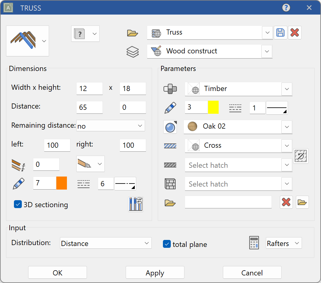 truss-parameter-menu