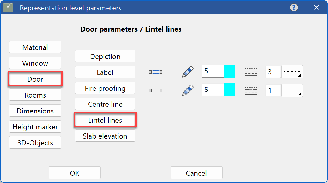 rep-level-parameter-door-lintel-lines