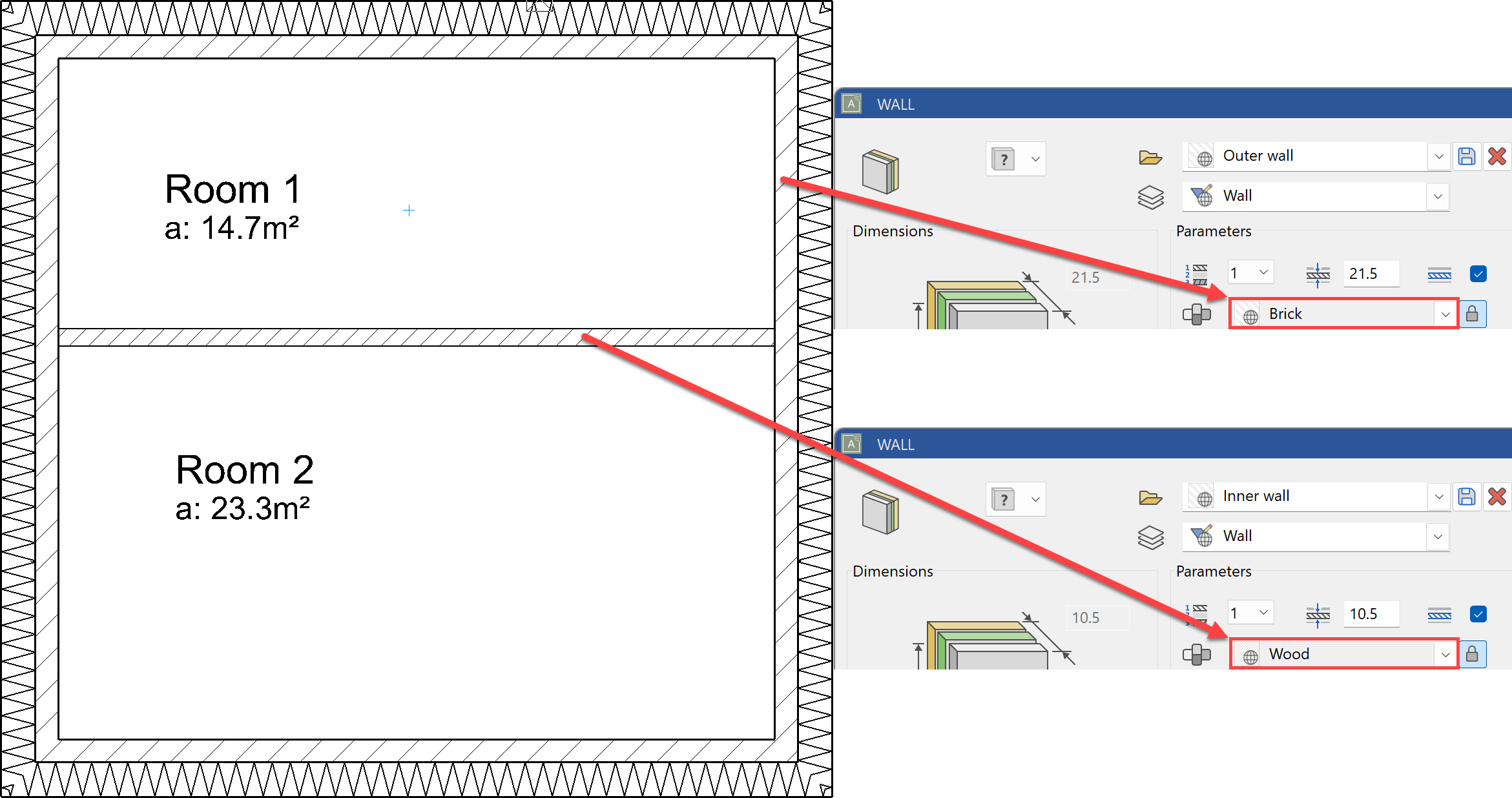 combining-material-within-room